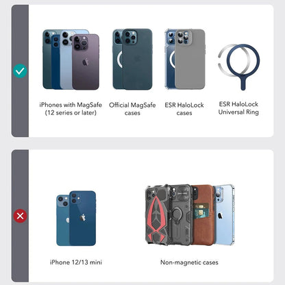 MagSafe-plånbok, ESR, Findy my Wallet, Brun