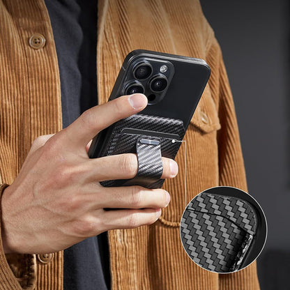 Magsafe-plånbok, ESR, Find my Wallet Carbon, Svart