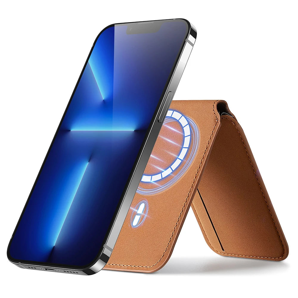 Magsafe Plånbok, ESR, Ställ, Brun