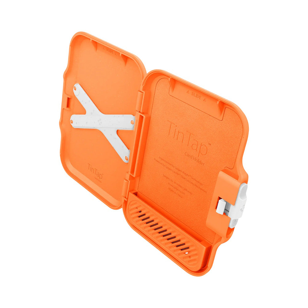 MagSafe-plånbok, Spigen, TinTap MagFit+, Orange AFA11380