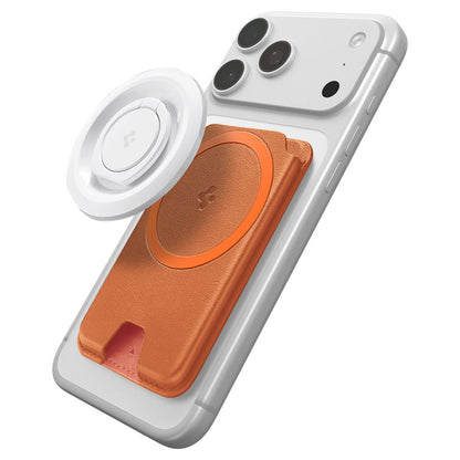 MagSafe-plånbok, Spigen, Valentinus MagFit+, Orange AFA11340