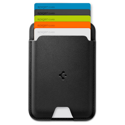 MagSafe-plånbok, Spigen, Valentinus MagFit, Svart AFA11337
