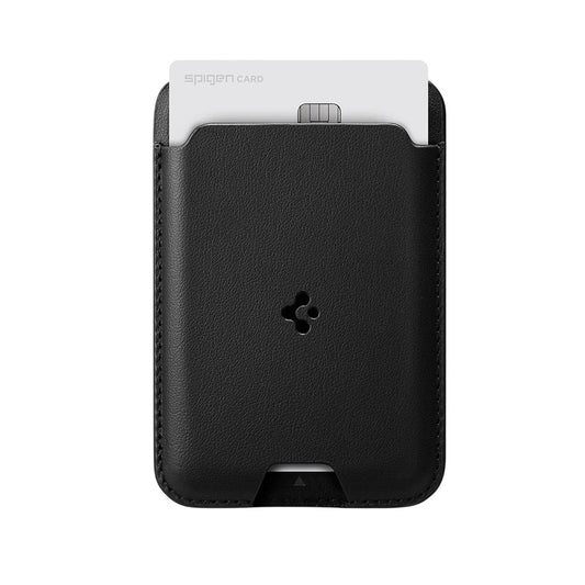MagSafe-plånbok, Spigen, Valentinus MagFit 2 kort, svart AMP02284