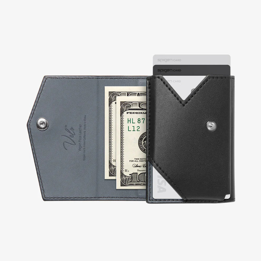 Plånbok Magsafe, Spigen, Valentinus Pro, Svart