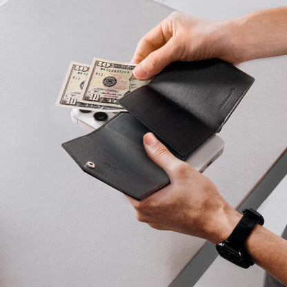 Plånbok Magsafe, Spigen, Valentinus Pro, Svart