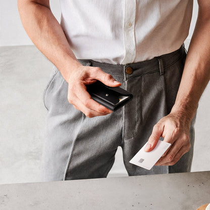 Plånbok Magsafe, Spigen, Valentinus Pro, Svart