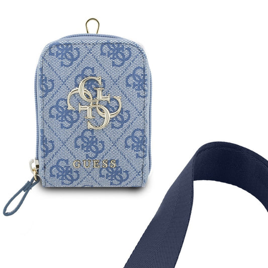Plånbok och Telefonlanyard Guess 4G Metal Logo, Blå