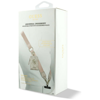 Plånbok och Telefonlanyard Guess 4G Metal Logo, Rosa