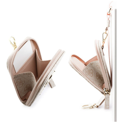 Plånbok och Telefonlanyard Guess 4G Metal Logo, Rosa