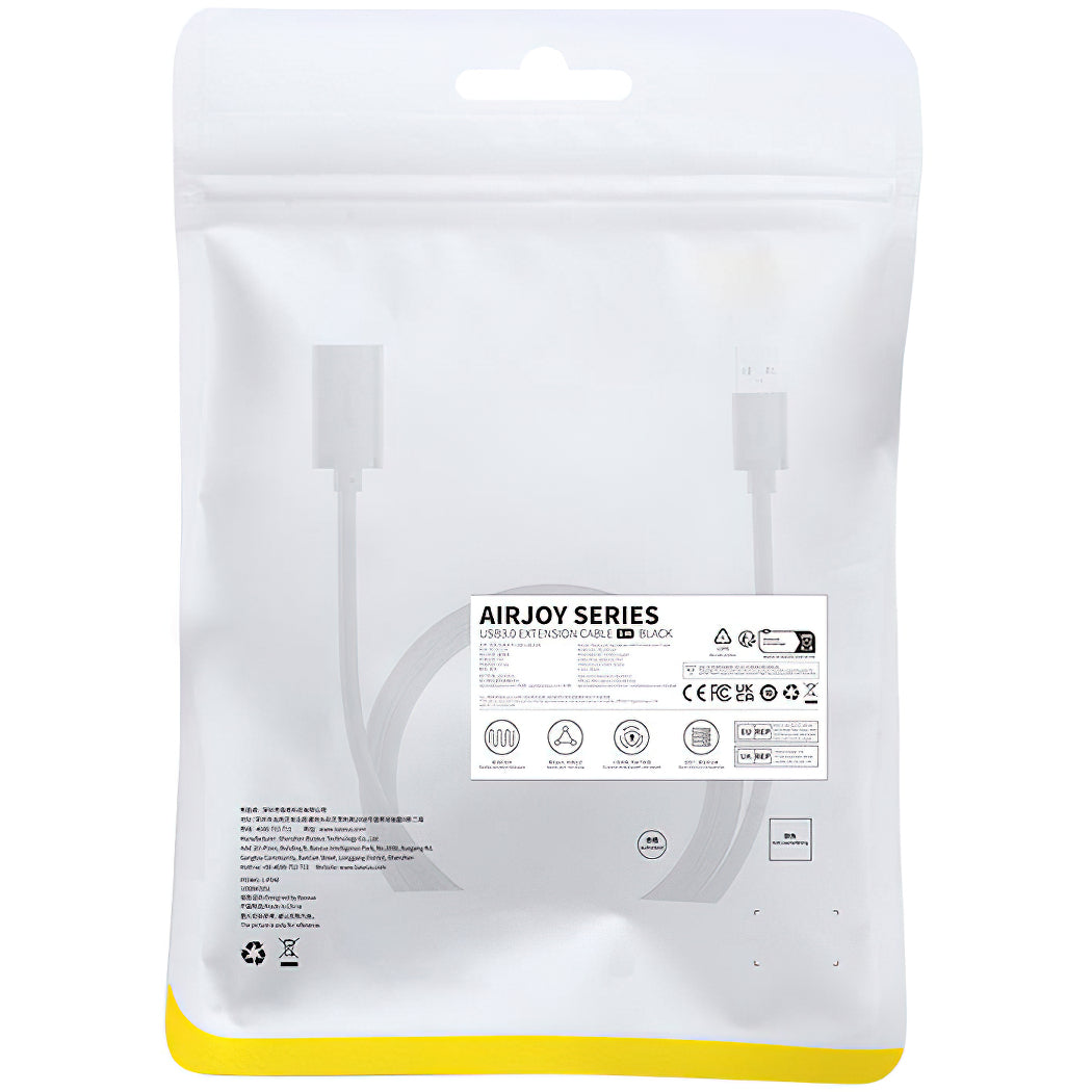 USB 3.0-förlängningskabel Baseus AirJoy Series, 1m, Svart B00631103111-00