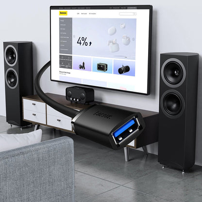 USB 3.0-förlängningskabel Baseus AirJoy, 3m, Svart B00631103111-04