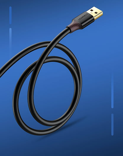 USB 3.0-förlängningskabel UGREEN US129, 2m, Svart