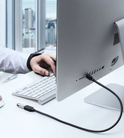 USB 3.0-förlängningskabel UGREEN US129, 2m, Svart