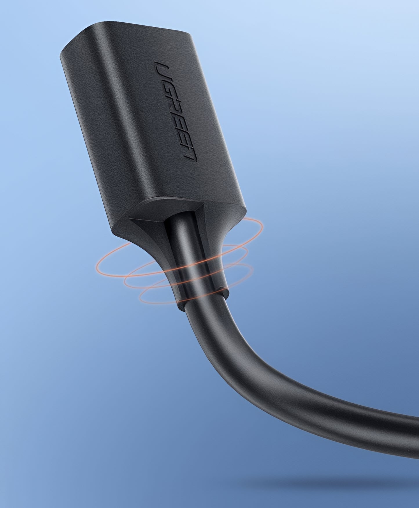 USB 3.0-förlängningskabel UGREEN US129, 2m, Svart