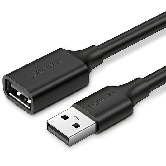 USB-förlängningskabel UGREEN US103, 1m, Svart