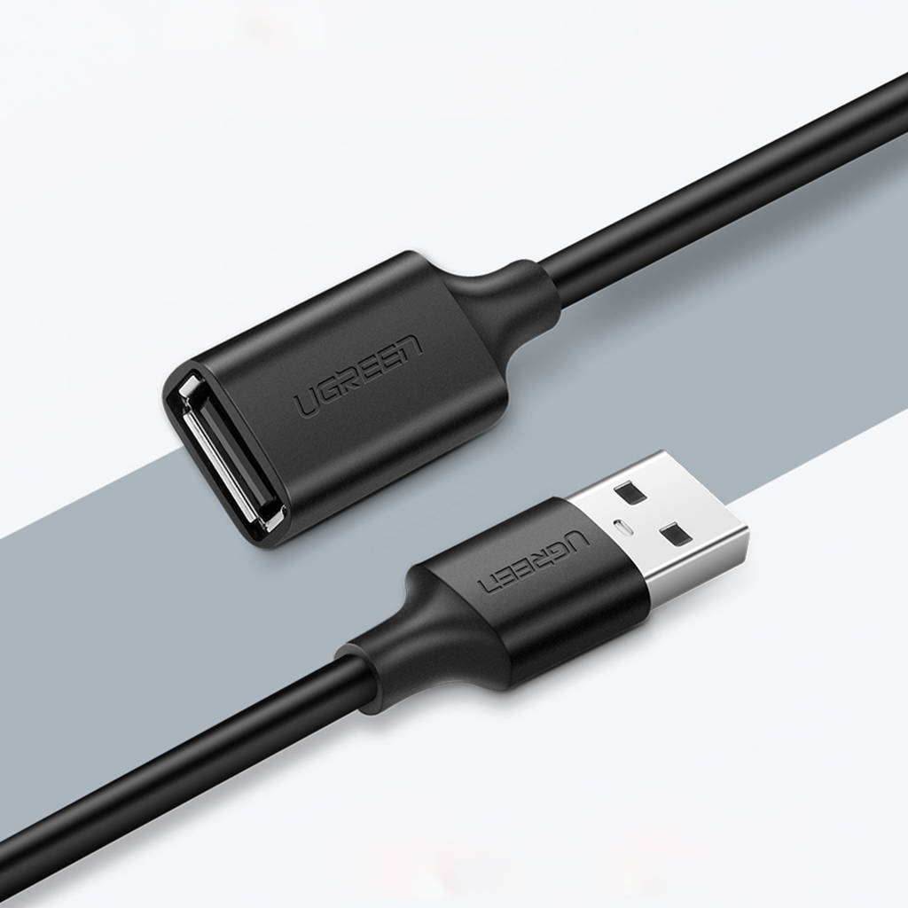 USB-förlängningskabel UGREEN US103, 5m, Svart