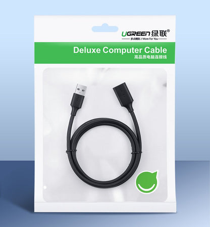 USB 3.0-förlängningskabel UGREEN US129, 3m, Svart
