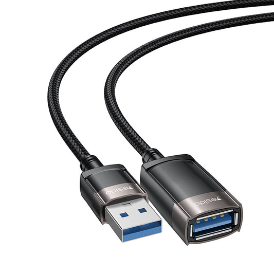 USB-förlängare Yesido GS26, 1,5 m, Grå