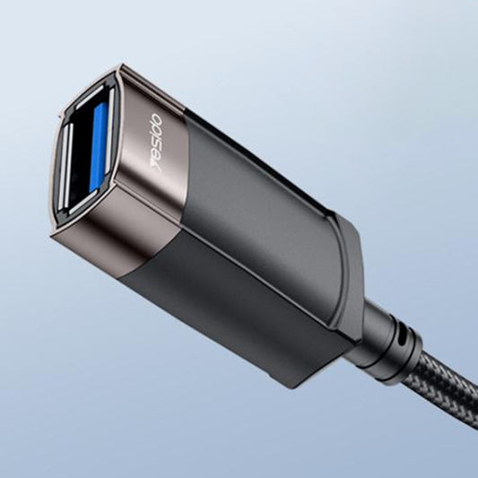USB-förlängare Yesido GS26, 1,5 m, Grå