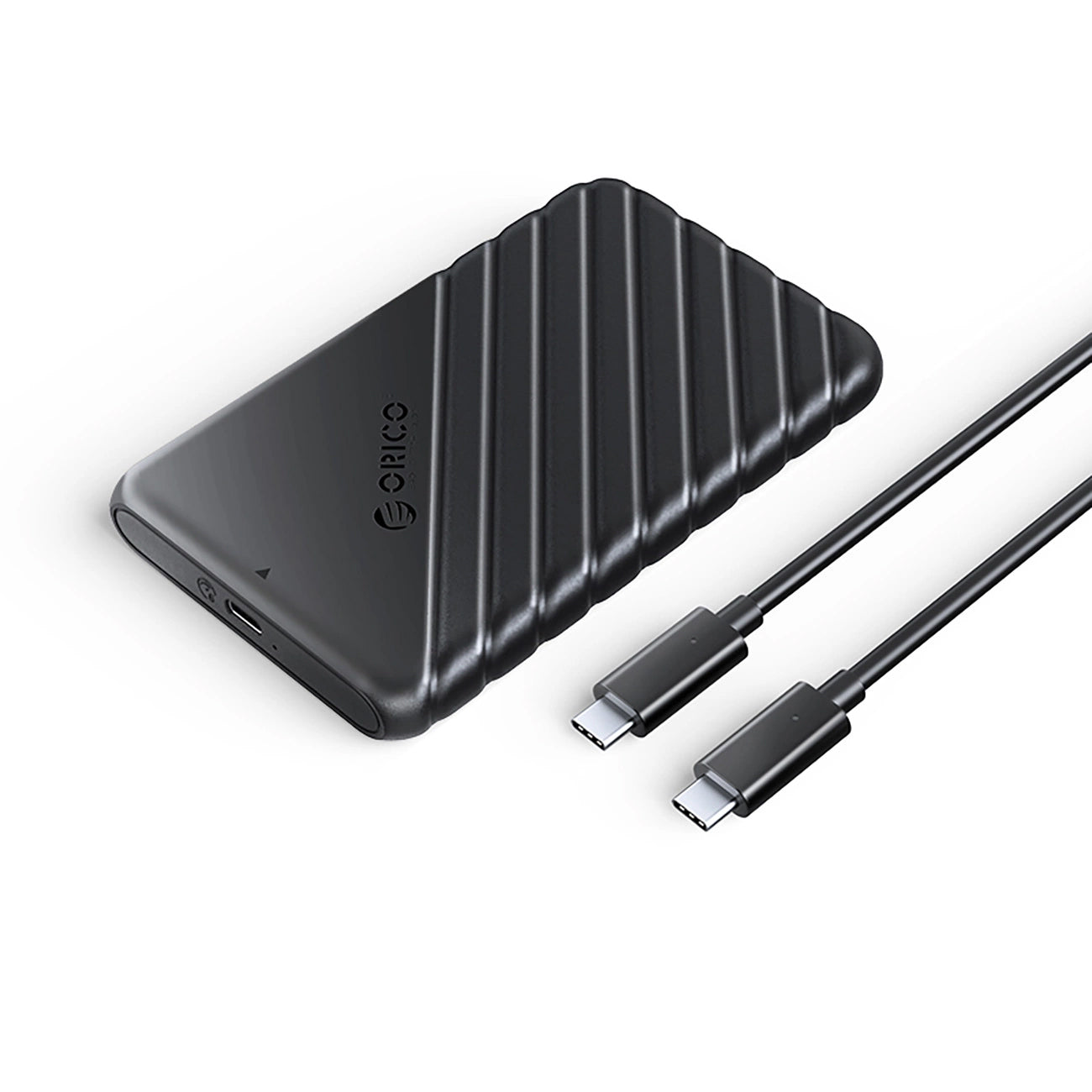 Orico 25PW1C-C3 fack för HDD / SSD SATA 2,5 tum, USB-C, svart