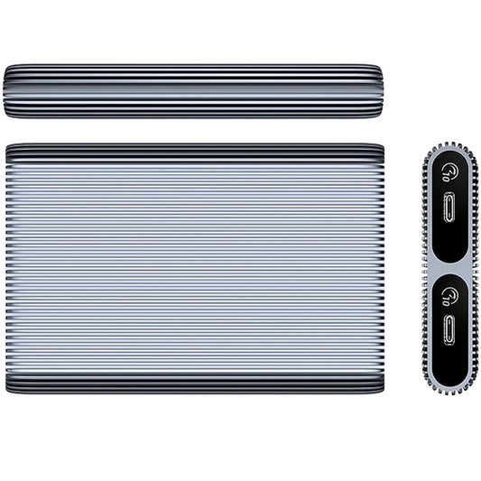 Orico AM2C3-2N Dual Disk-fäste för SSD M.2 NVMe, Grå