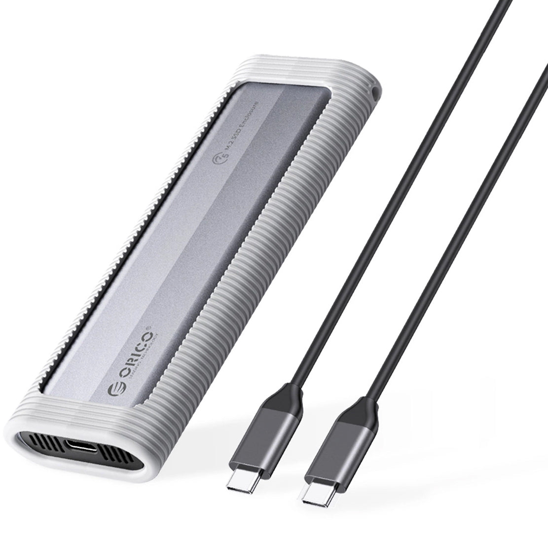 Orico AXM2F-ställ för SSD SATA M.2 NGFF, grå