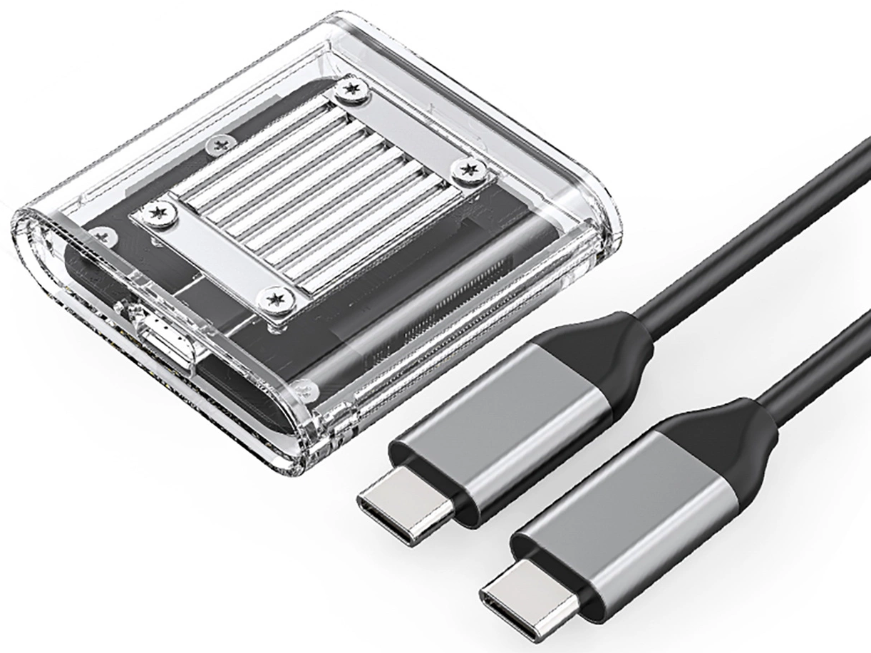 Orico TC20-M2-10G fackel för SSD M.2 NVMe 2230, Transparent