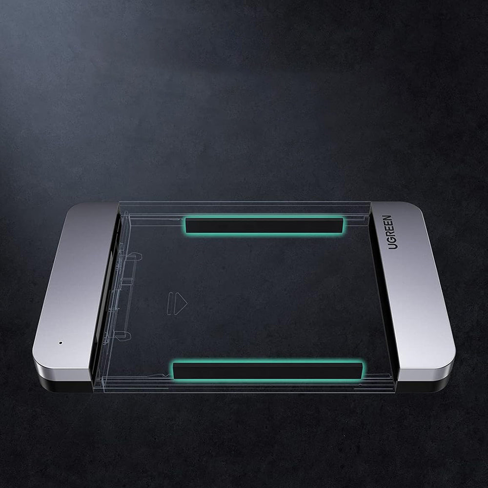 Rack UGREEN CM300 (70499) för HDD / SSD SATA 2.5 tum, USB-C, Grå