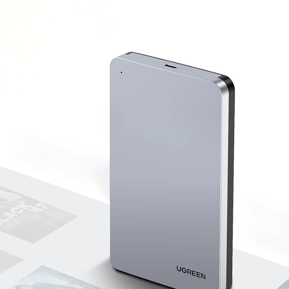 Rack UGREEN CM300 (70499) för HDD / SSD SATA 2.5 tum, USB-C, Grå