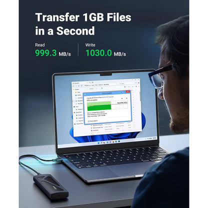 UGREEN CM578 rack för SSD M.2 NVMe, Grå