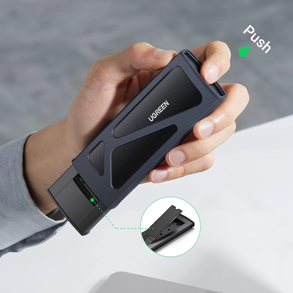 UGREEN CM578 rack för SSD M.2 NVMe, Grå