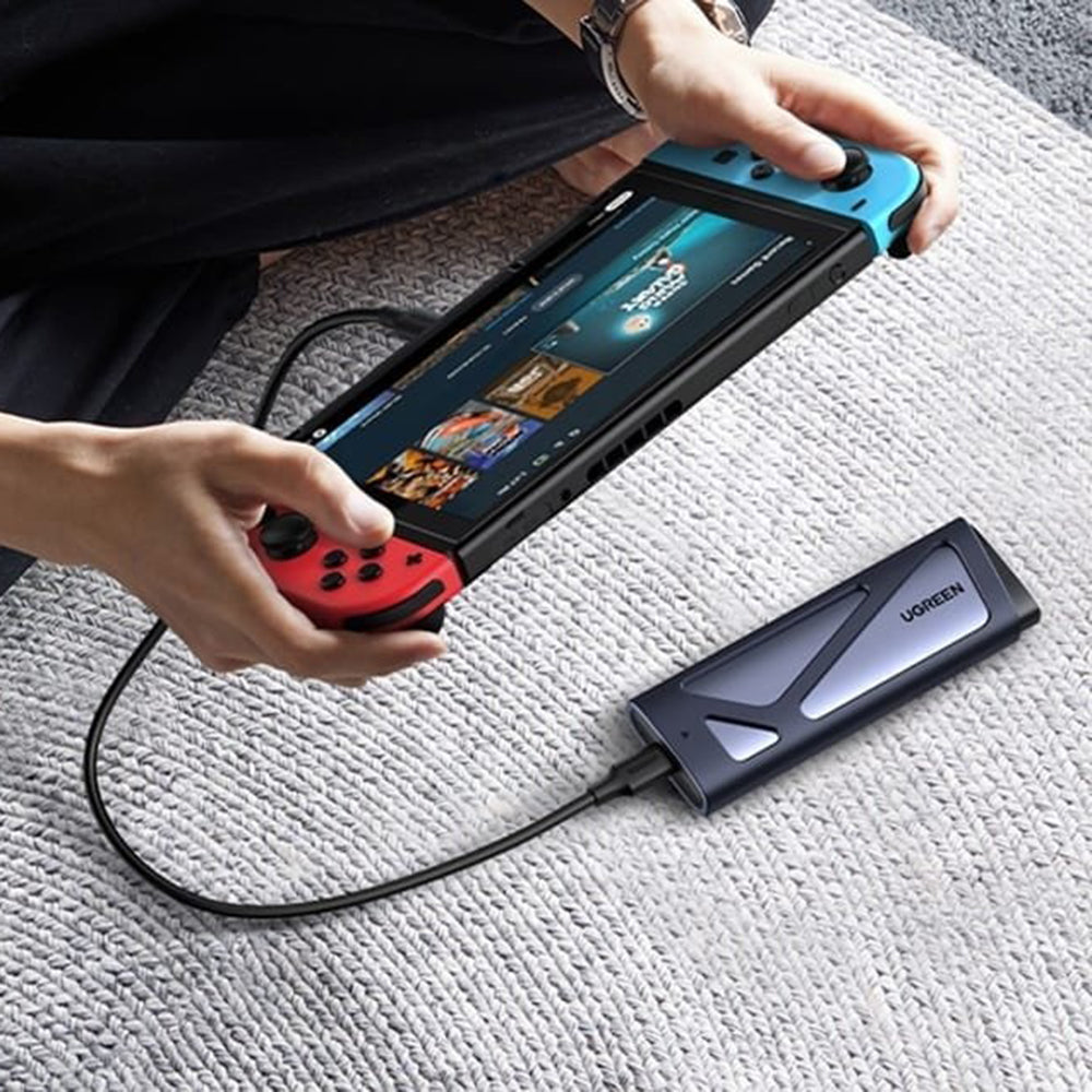 Rack UGREEN CM767 (15813) för SSD M.2 NVMe / NGFF, Grå