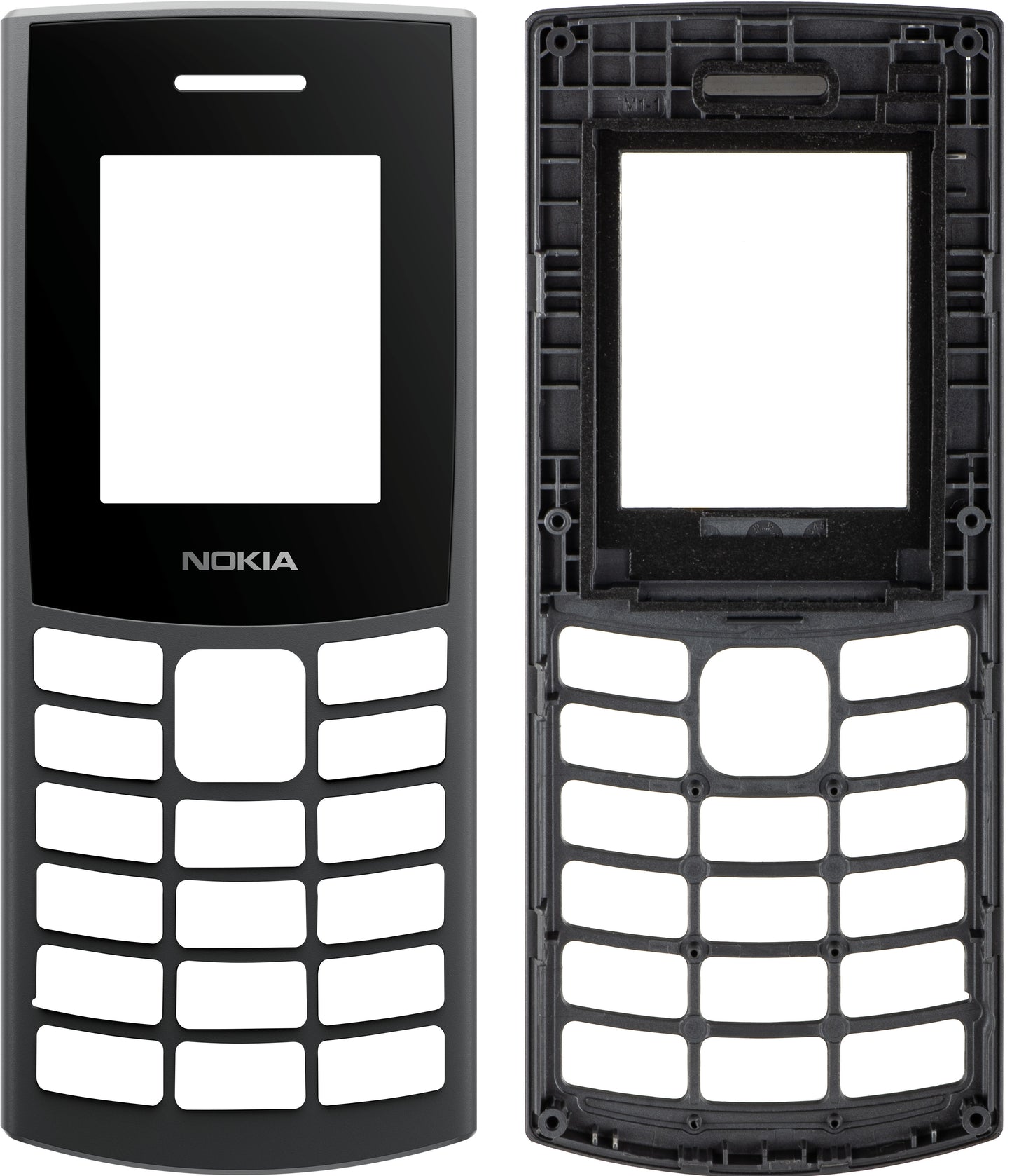 Frontskydd för Nokia 105 4G 2nd Edition, Charcoal