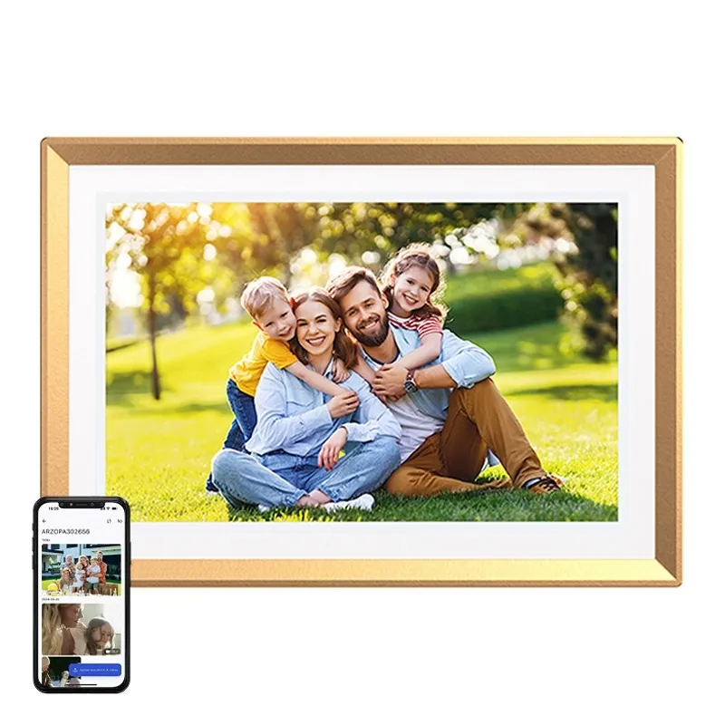 Digital fotoram Arzopa D10, Guld