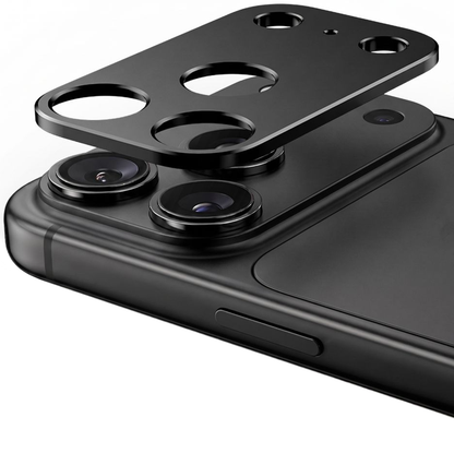 Skyddsrams för bakre kamera Tech-Protect Camalloy Fit+ för Apple iPhone 18 Pro Max, Aluminium, Svart
