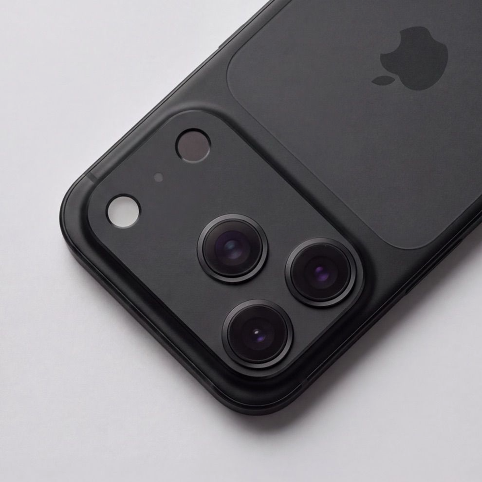 Skyddsrams för bakre kamera Tech-Protect Camalloy Fit+ för Apple iPhone 18 Pro, Aluminium, Svart