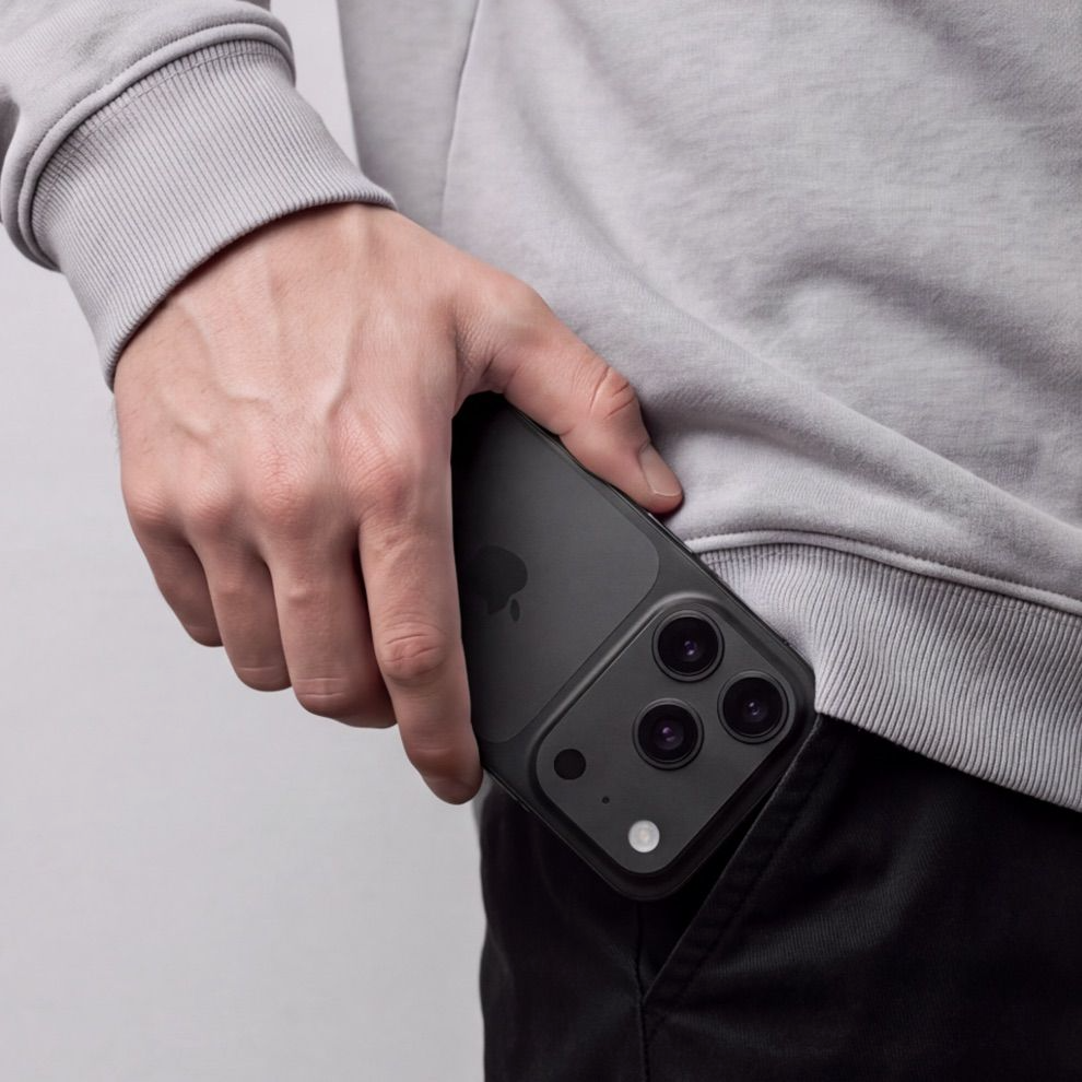 Skyddsrams för bakre kamera Tech-Protect Camalloy Fit+ för Apple iPhone 18 Pro, Aluminium, Svart