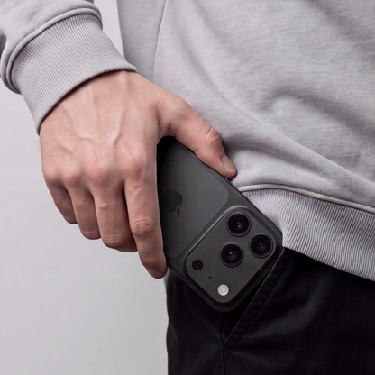 Skyddsrams för bakre kamera Tech-Protect Camalloy Fit+ för Apple iPhone 18 Pro Max, Aluminium, Svart