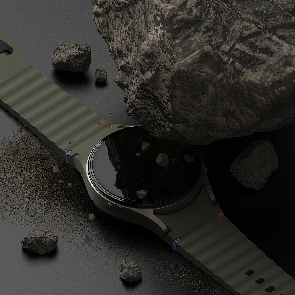 Ringke Premium Styling Skyddram för Samsung Galaxy Watch7 40mm, Modell 2, Svart