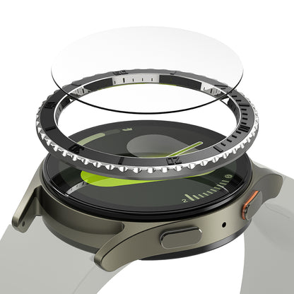 Ram Skydd Ringke Premium Styling för Samsung Galaxy Watch7 40mm, Modell 3, Svart