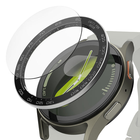 Ringke Premium Styling Skyddram för Samsung Galaxy Watch7 44mm, Modell 1, Svart