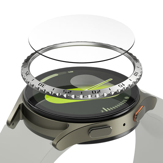 Ringke Styling Skyddram för Samsung Galaxy Watch7 40mm, Modell 5, Silver