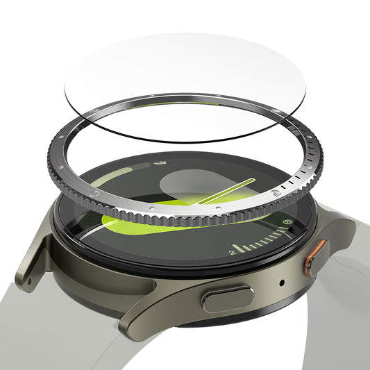 Ringke Styling Skyddram för Samsung Galaxy Watch7 40mm, Modell 7, Silver
