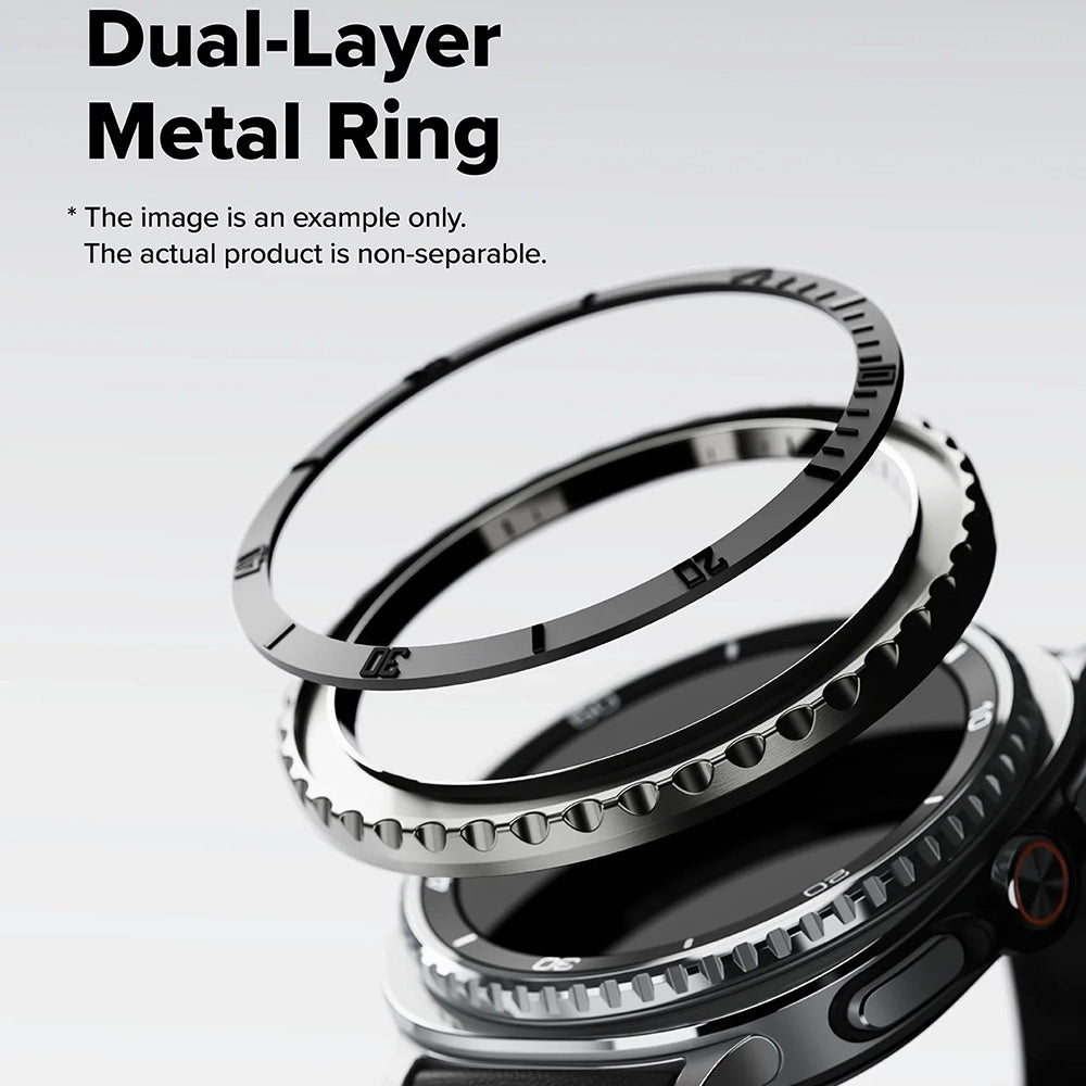 Ringke Premium Styling Protection Frame for Samsung Galaxy Watch8 Classic, Black