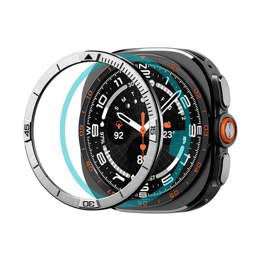 Spigen Tune Pilot skyddsskal för Samsung Galaxy Watch Ultra2, Silver ACS11616