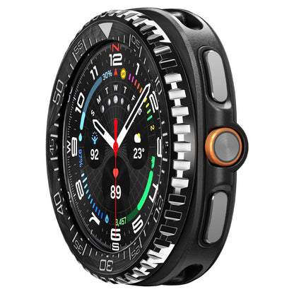Spigen Tune Pro Diver skyddsram för Samsung Galaxy Watch8 Classic, Svart