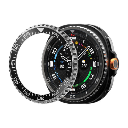 Spigen Tune Pro Diver skyddsram för Samsung Galaxy Watch8 Classic, Svart