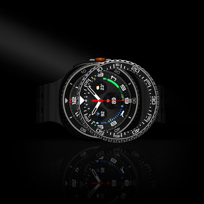 Spigen Tune Pro Diver skyddsram för Samsung Galaxy Watch8 Classic, Svart