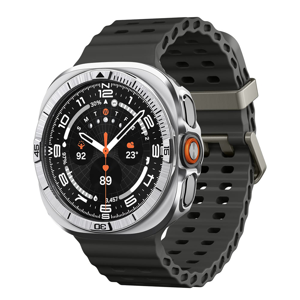 Spigen Tune Pro Pilot skyddsskal för Samsung Galaxy Watch Ultra2, Silver ACS11618