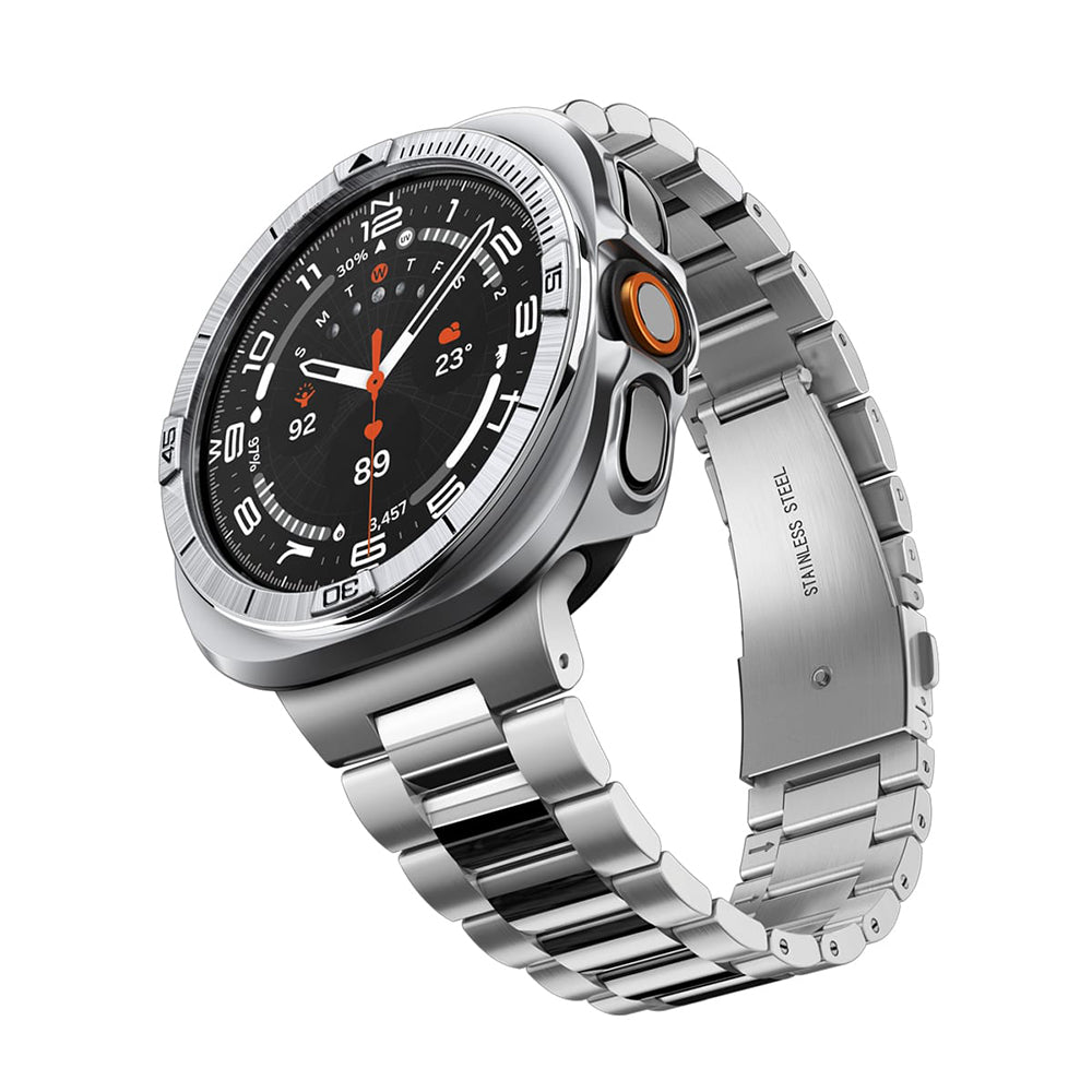 Spigen Tune Pro Pilot skyddsskal för Samsung Galaxy Watch Ultra2, Silver ACS11618